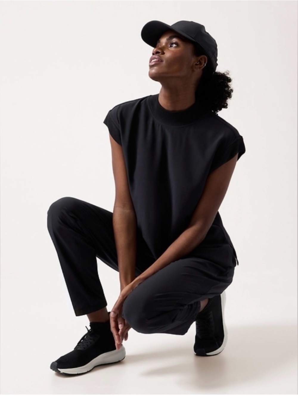 Athleta Silk Hybrid Tee